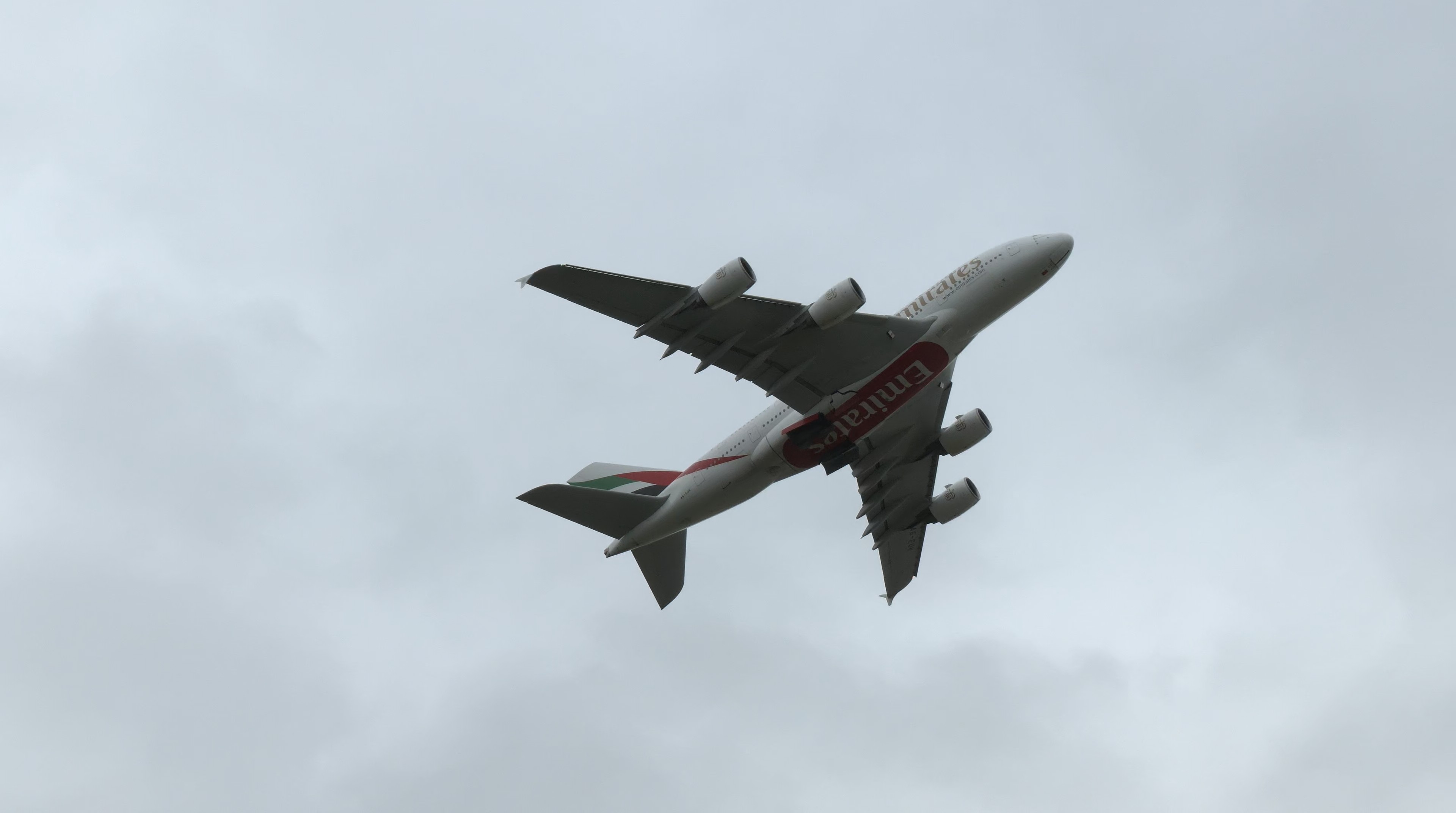 Emirates A380 Takes Flight